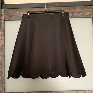 English Factory, adorable black skirt with scallop edges. Like new. Size M.
